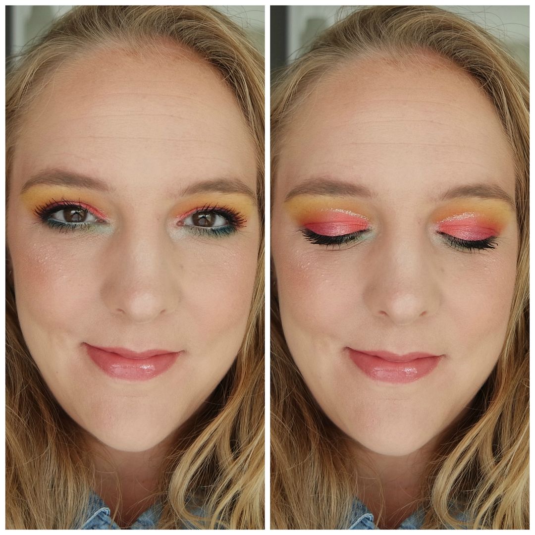 nyx ultimate brights eyeshadow palette review swatch 3 looks 1 palette nyx ultimate brights eyeshadow palette review swatch 3 looks 1 palette