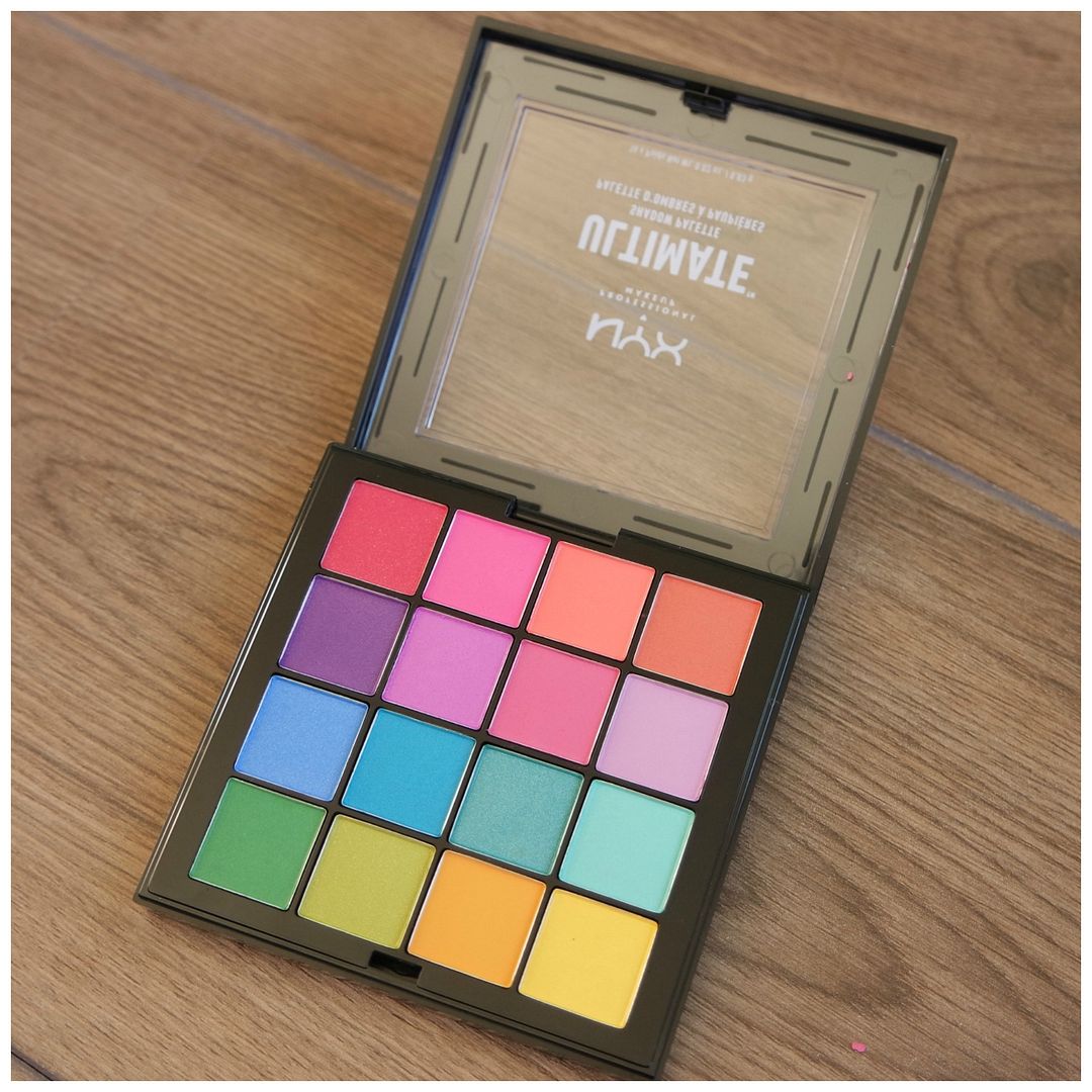 nyx ultimate brights eyeshadow palette review swatch 3 looks 1 palette nyx ultimate brights eyeshadow palette review swatch 3 looks 1 palette
