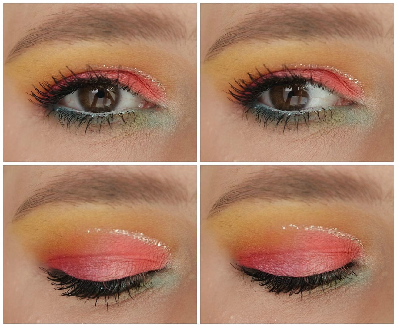 nyx ultimate brights eyeshadow palette review swatch 3 looks 1 palette nyx ultimate brights eyeshadow palette review swatch 3 looks 1 palette