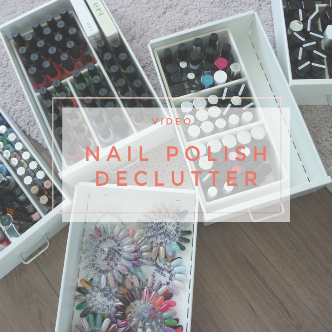nail polish declutter clearout