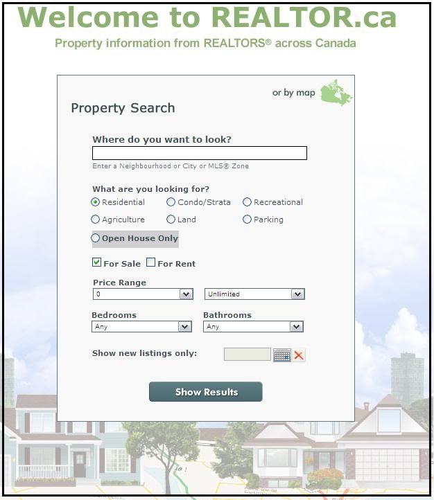 Realtor.ca BC MLS Search Tool